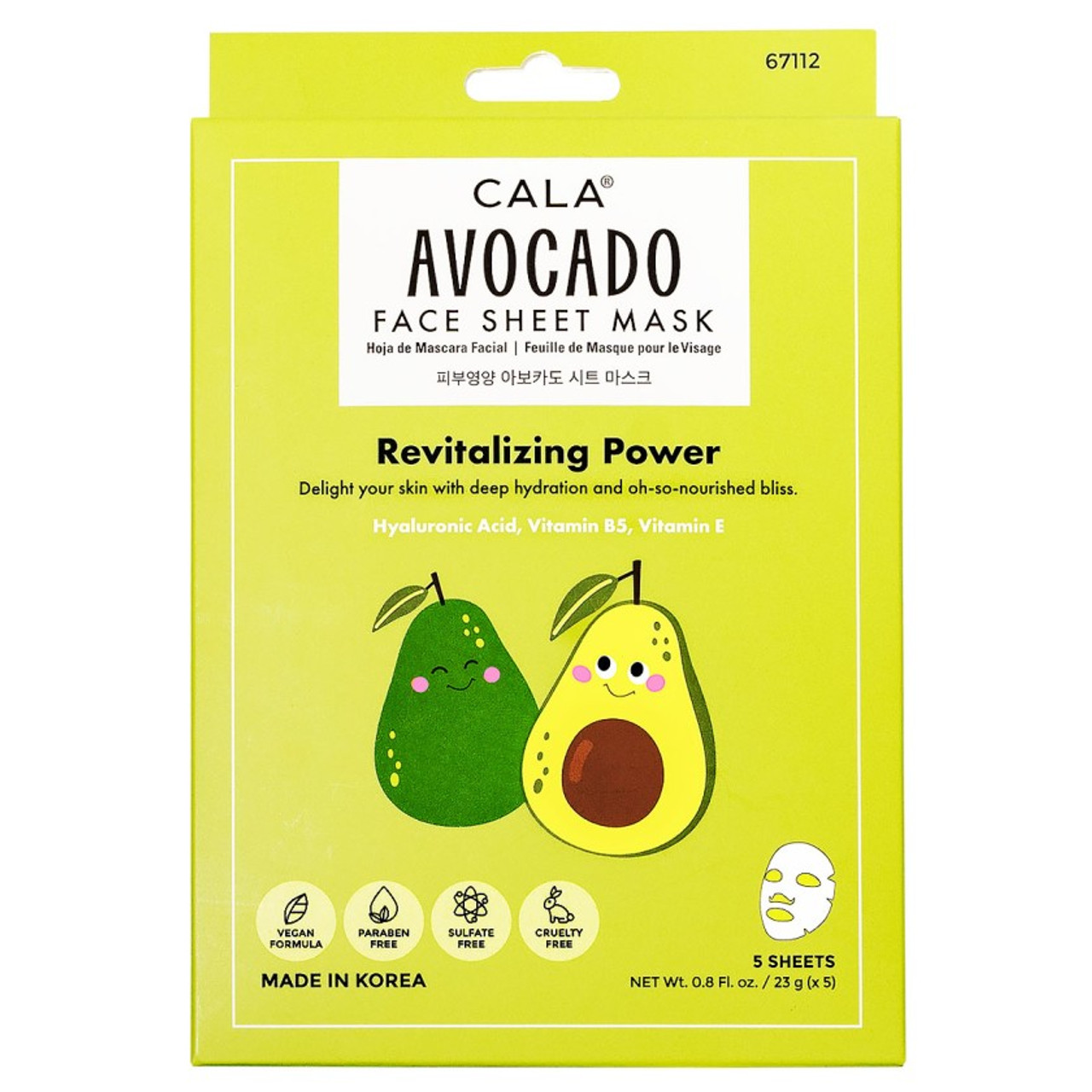 Avocado Face Sheet Mask