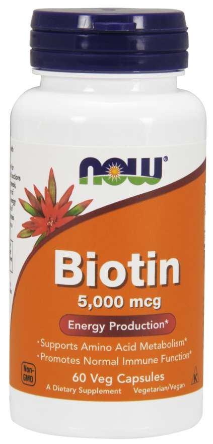Biotin 5,000 mcg Veg Capsules