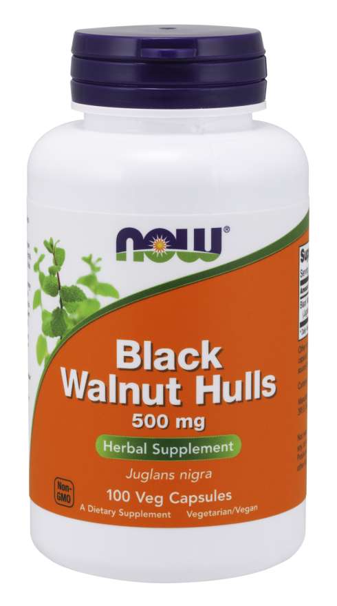 Black Walnut Hulls 500mg Veg Capsules