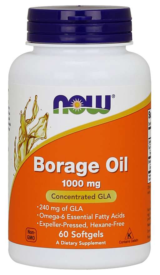 Borage Oil 1000 mg Softgels