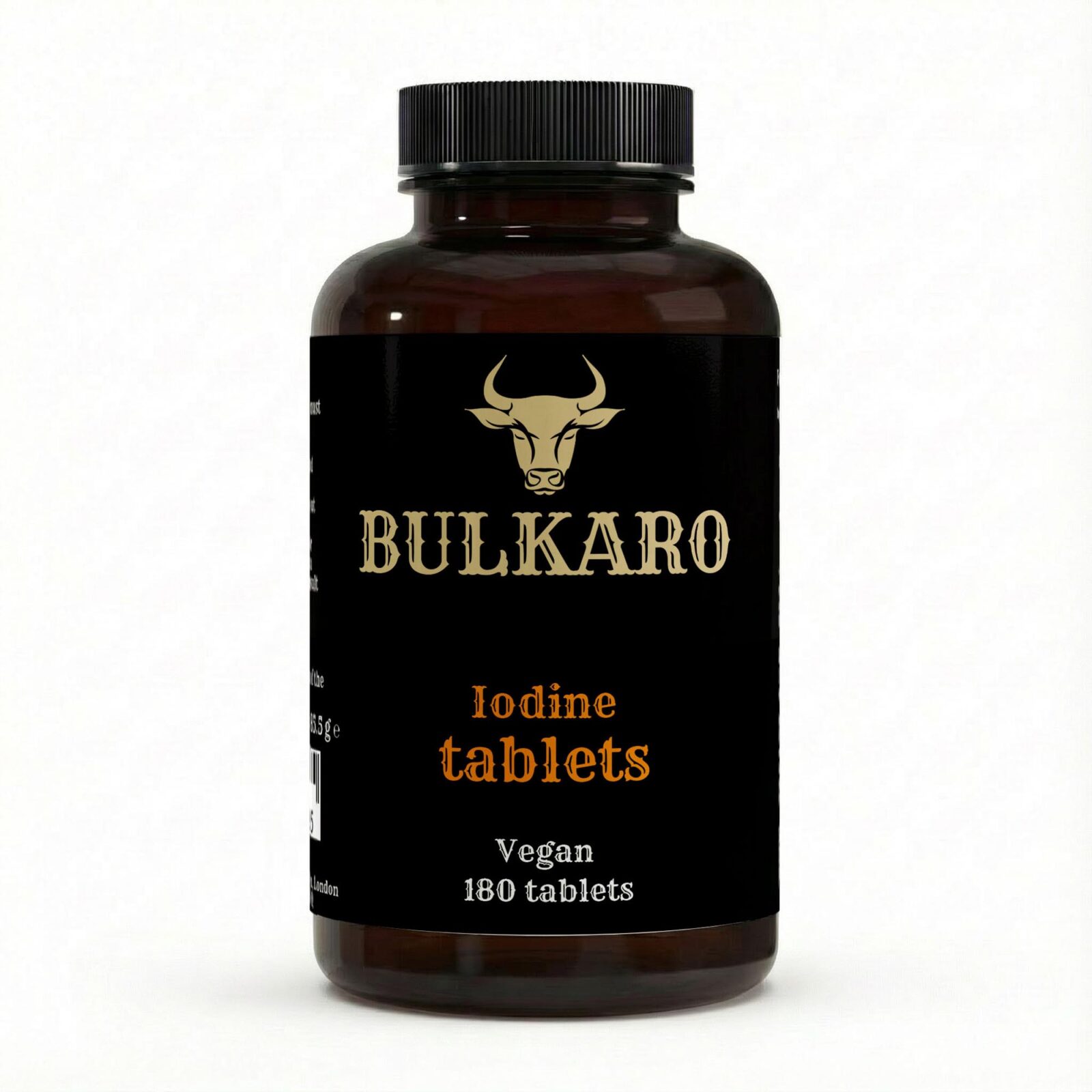 Bulkaro Iodine Tablets 150µg (180 Vegan Tablets)