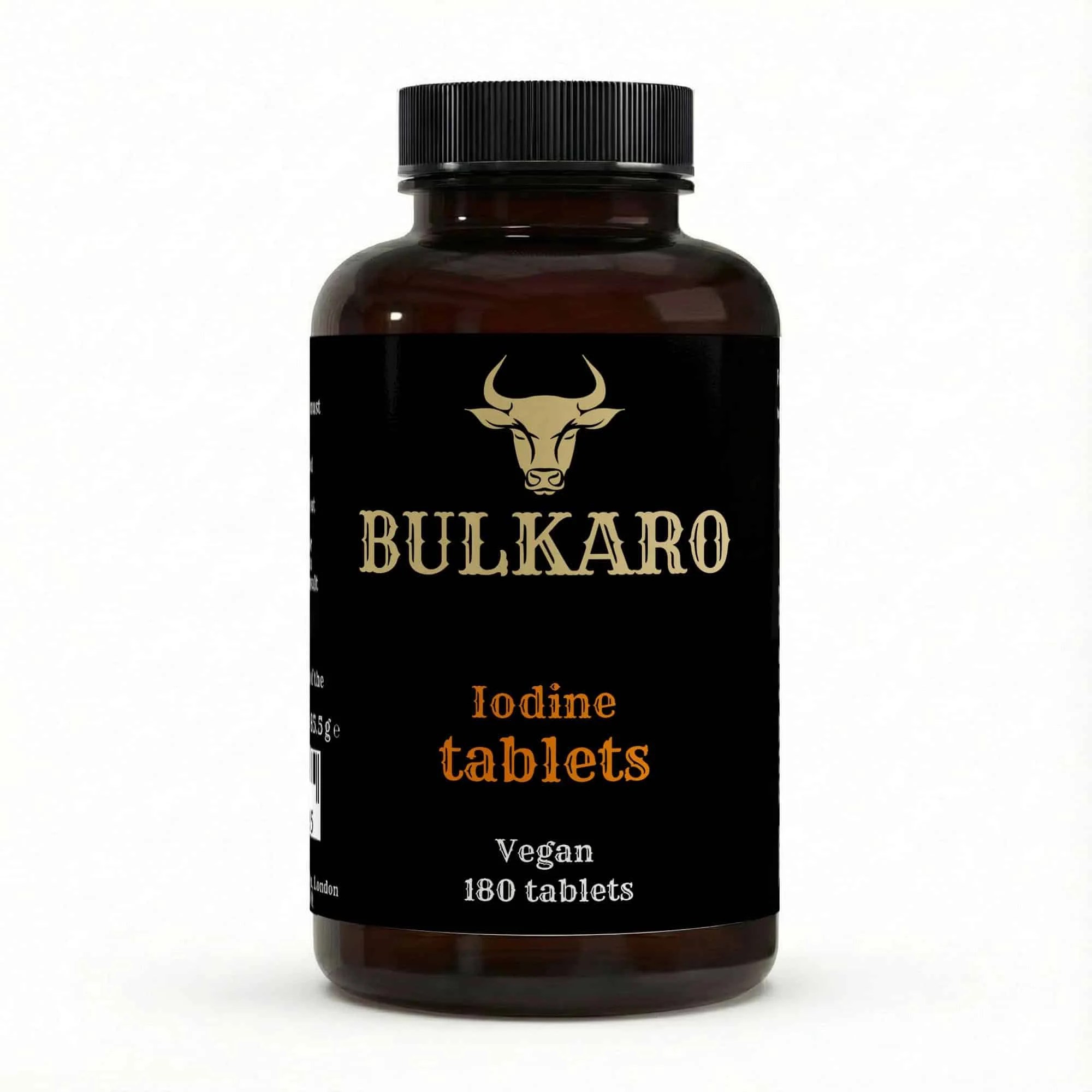 Bulkaro Iodine Tablets 150µg (180 Vegan Tablets)