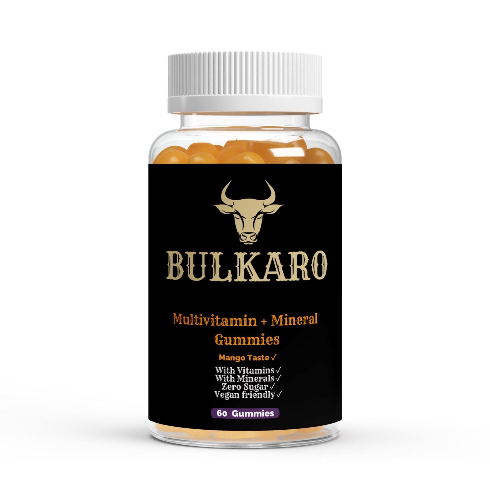 Bulkaro Multivitamin + Mineral Gummies (60 pcs)