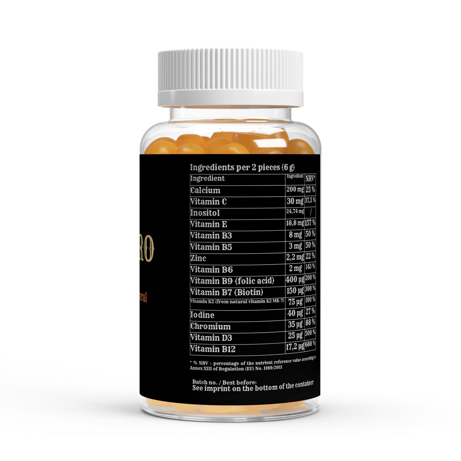 Bulkaro Multivitamin + Mineral Gummies (60 pcs)