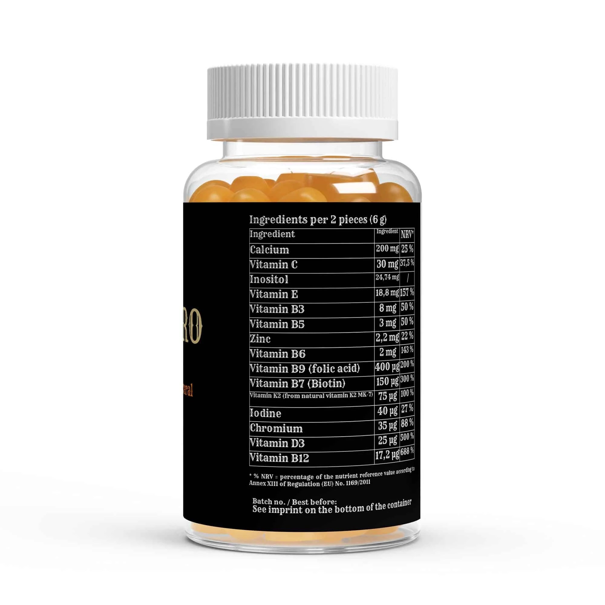 Bulkaro Multivitamin + Mineral Gummies (60 pcs)