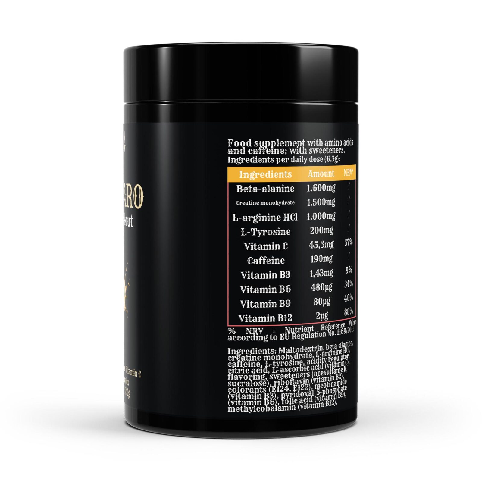 Bulkaro Pre-Workout Booster Orange – 520g