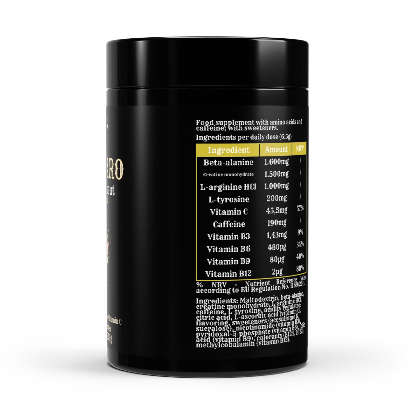 Bulkaro Pre-Workout Booster Tutti Frutti – 520g