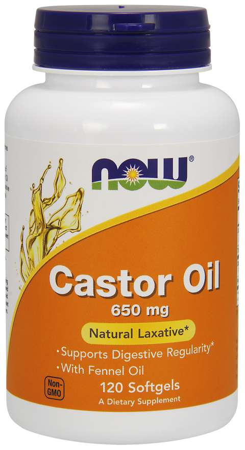 Castor Oil 650 mg Softgels