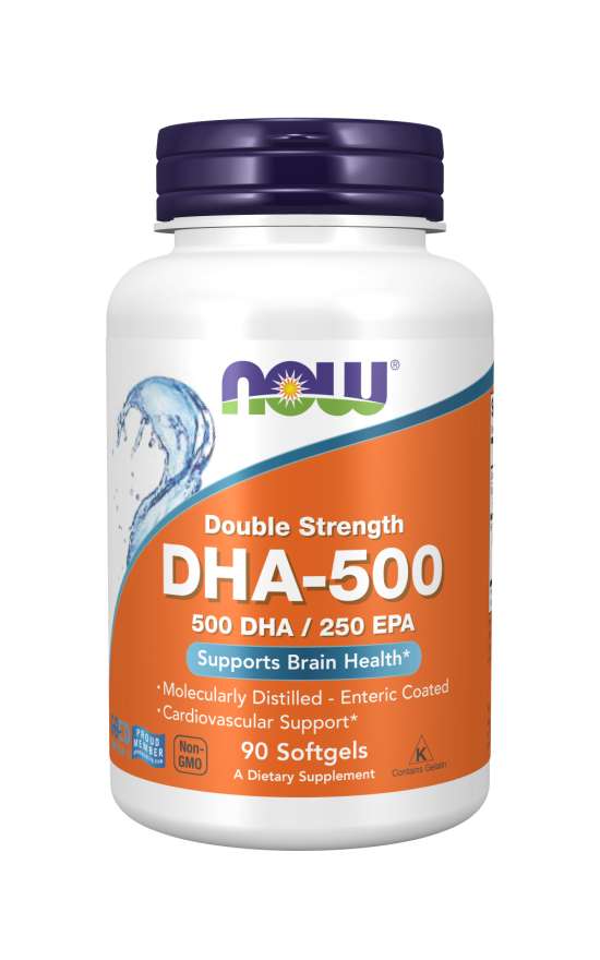 DHA-500 Fish Oil, Double Strength Softgels