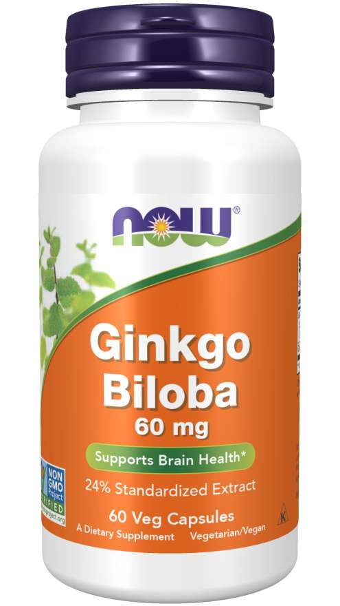 Ginkgo Biloba, Double Strength 120 mg Veg Capsules