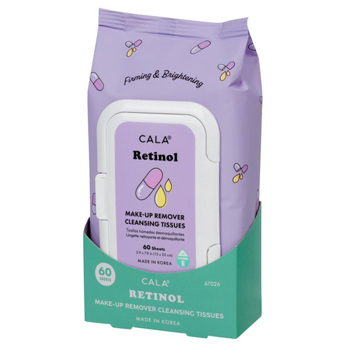 Retinol Make-Up Remover Cleansing Tissues
